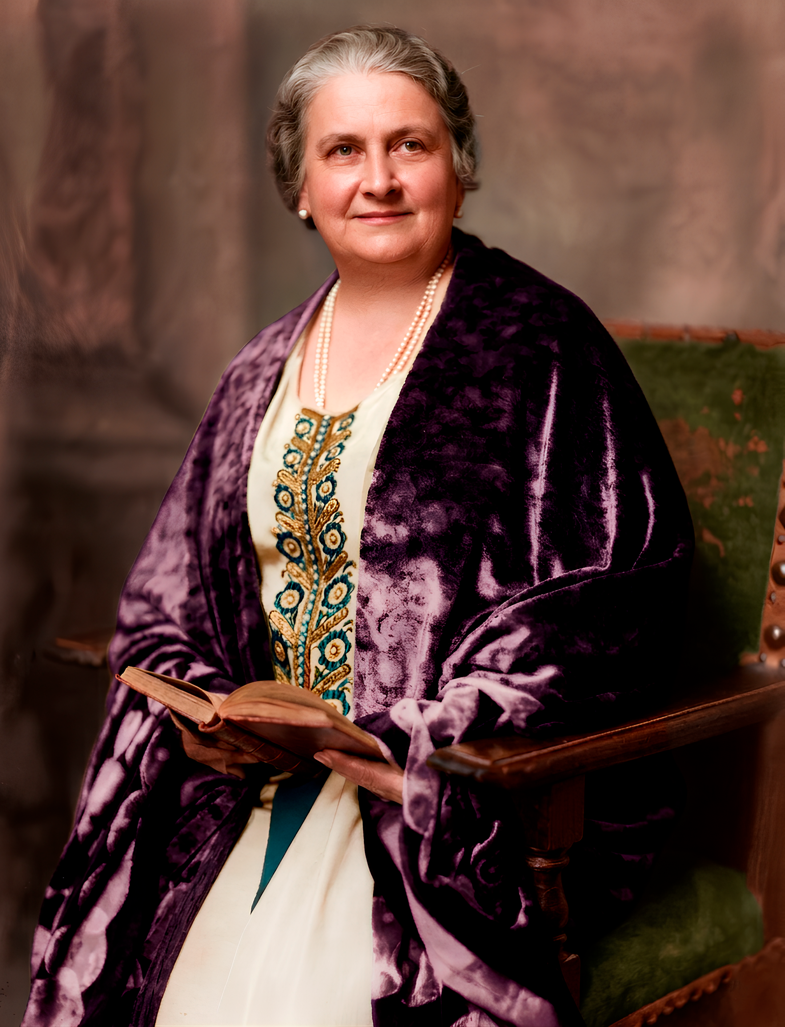 Retrato de Maria Montessori